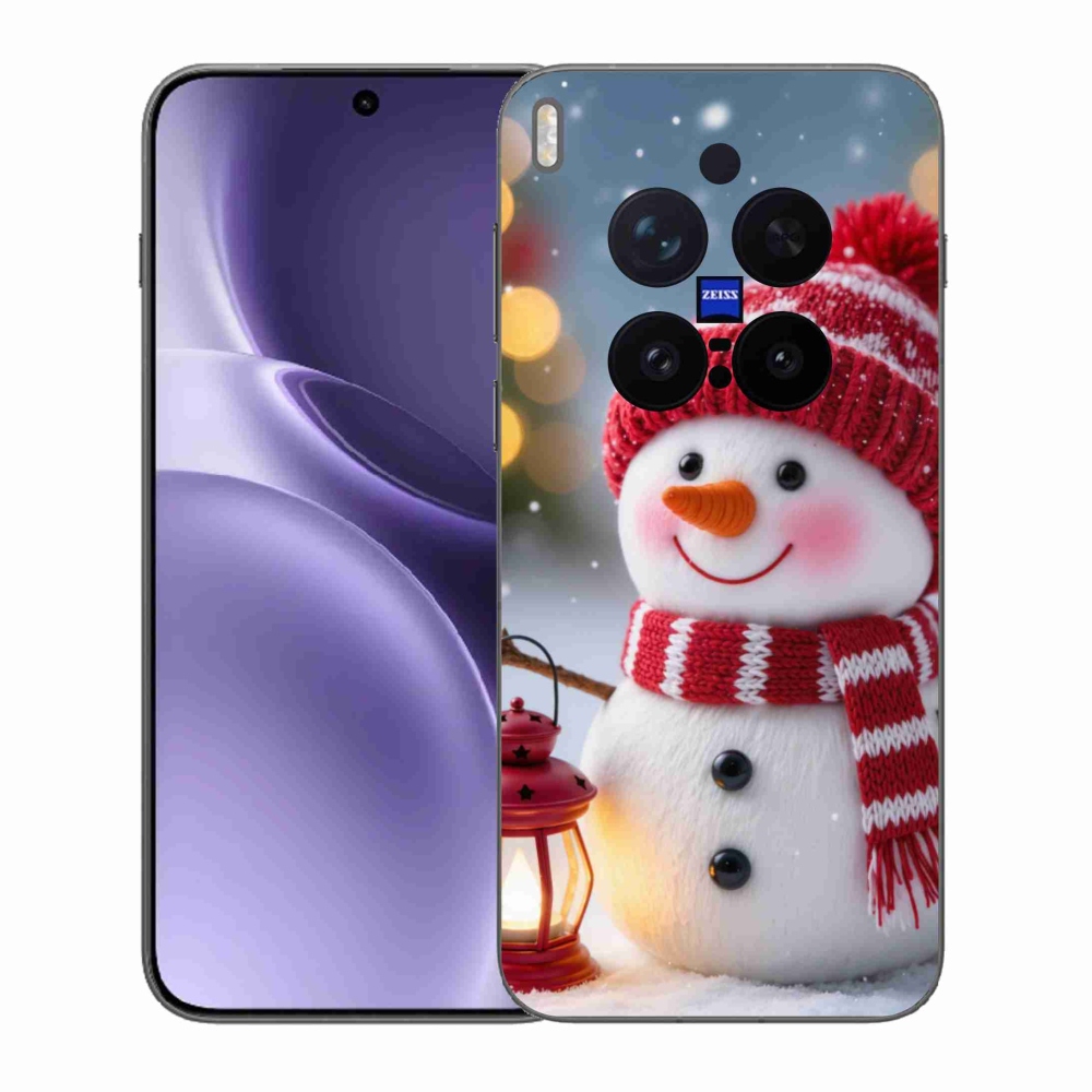 Zselés borítás mmCase a Vivo X300 Pro 5G készülékhez - hóember 2