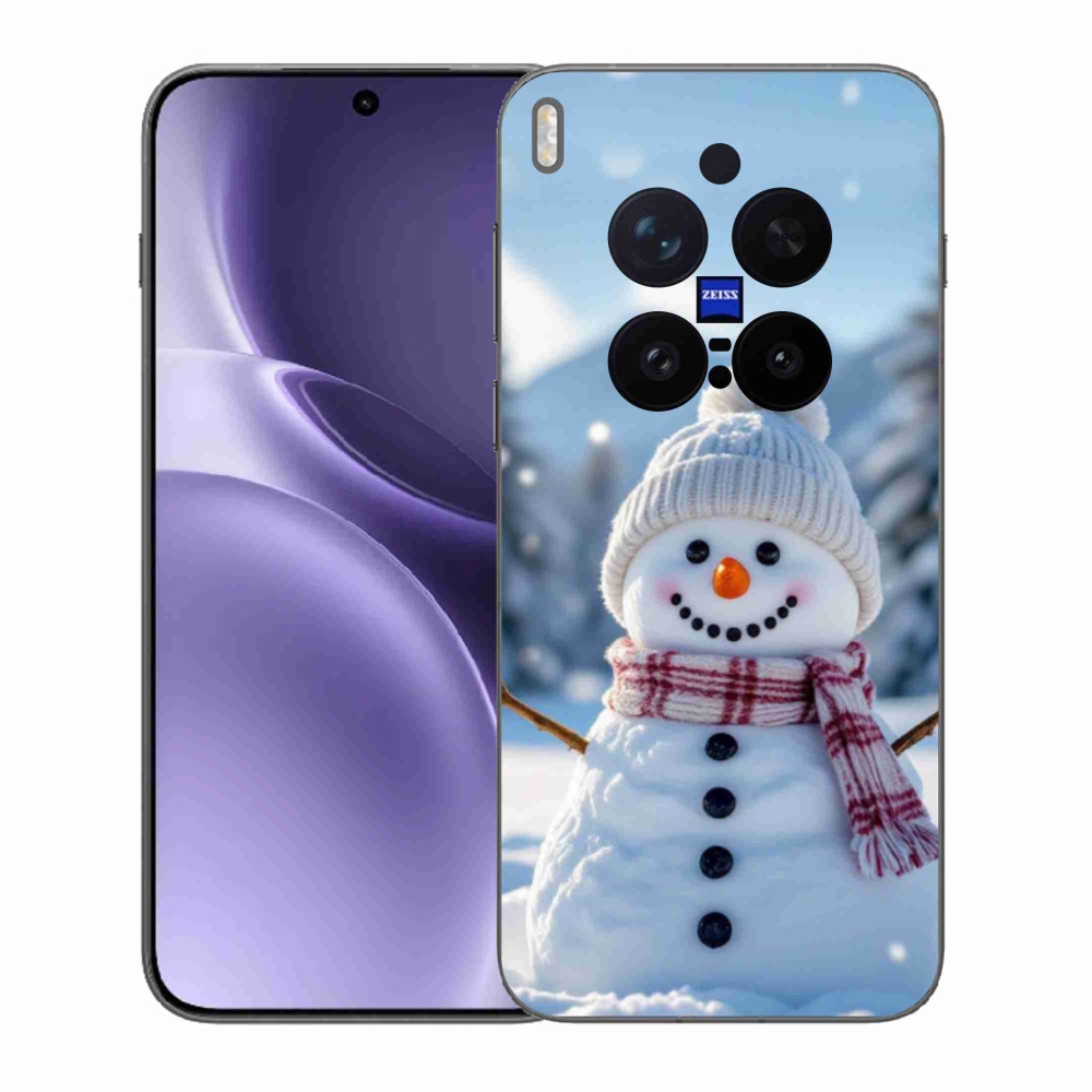 Zselés borítás mmCase a Vivo X300 Pro 5G készülékhez - hóember 3