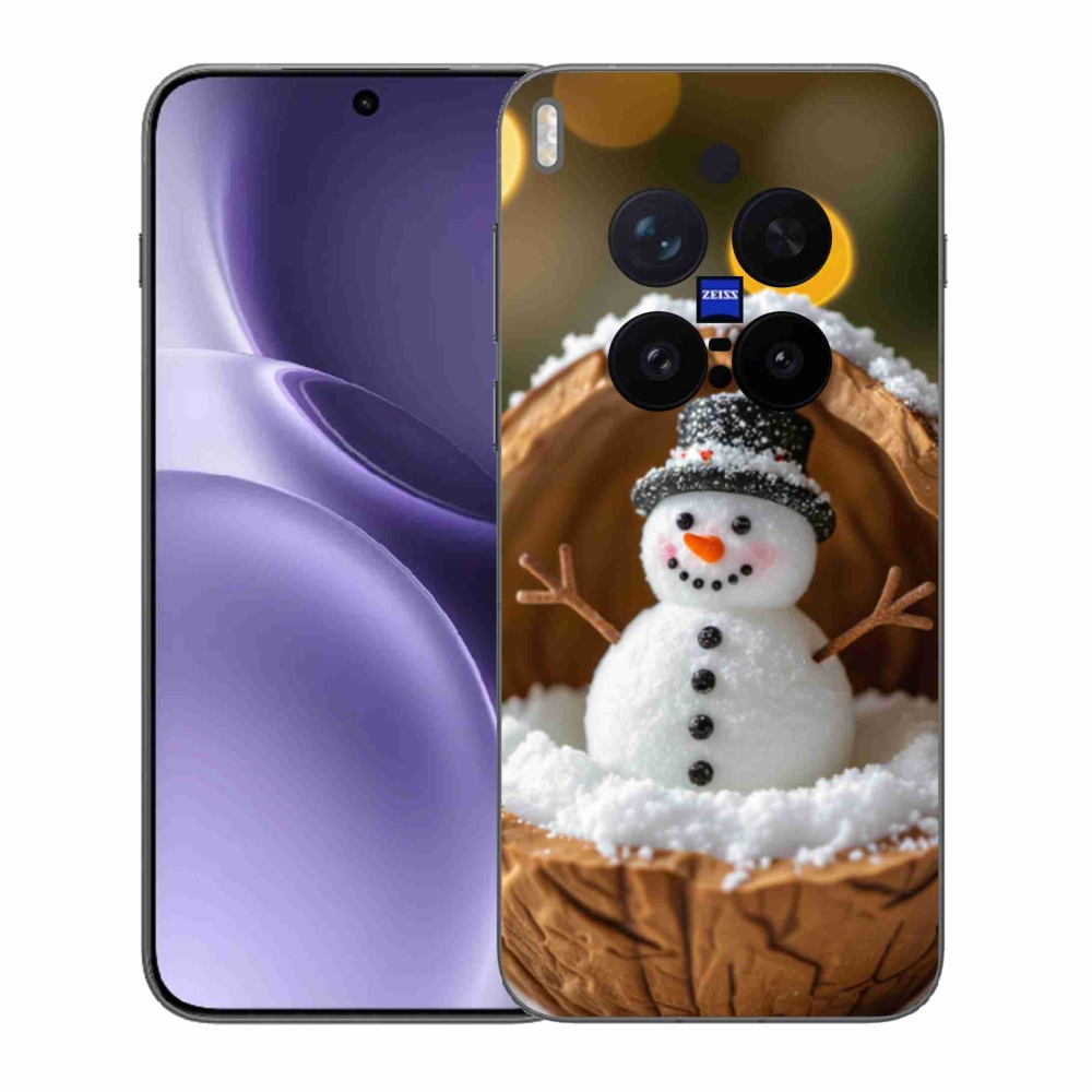 Gél borítás mmCase a Vivo X300 Pro 5G készülékhez - hóember 4