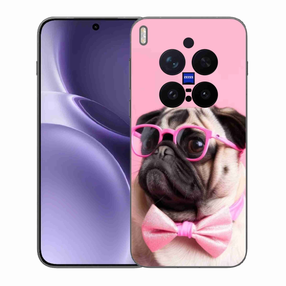 Zselés borítás mmCase a Vivo X300 Pro 5G-n - stílusos mopsz