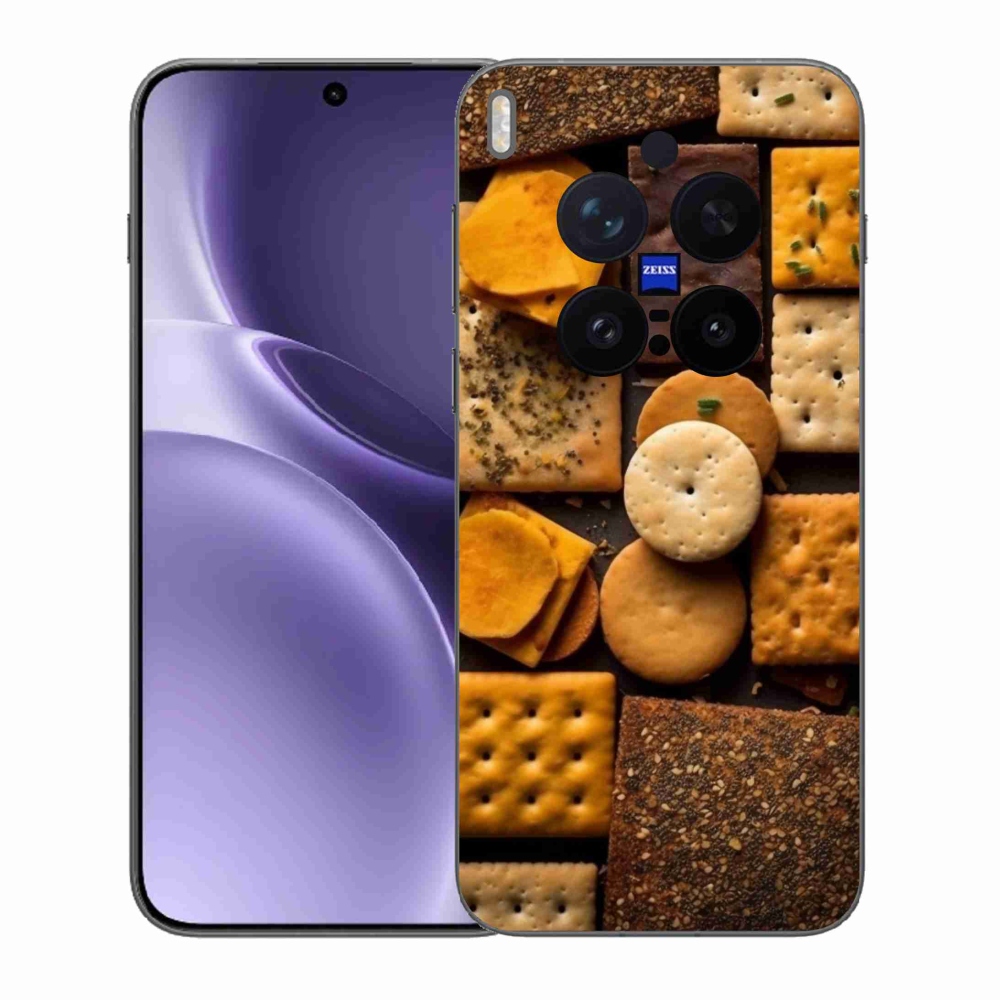 Zselés borítás mmCase a Vivo X300 Pro 5G készülékhez - kekszek