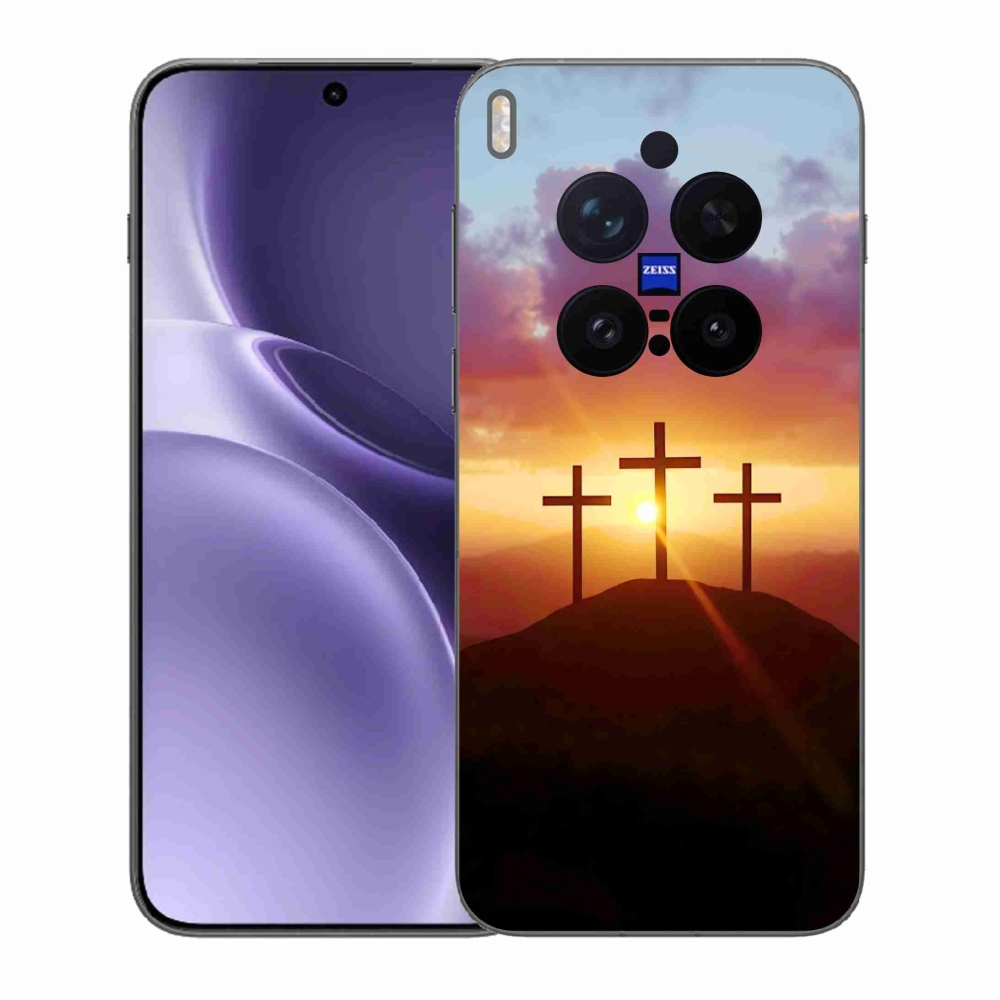 Zselés borítás mmCase a Vivo X300 Pro 5G készülékhez - három kereszt