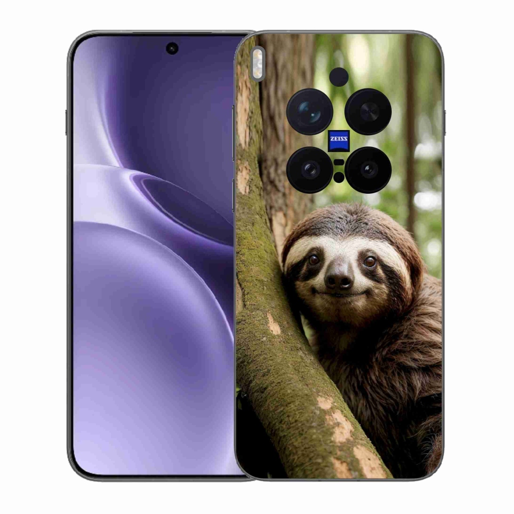 Gél borítás mmCase a Vivo X300 Pro 5G készülékhez - mosolygó lajhár