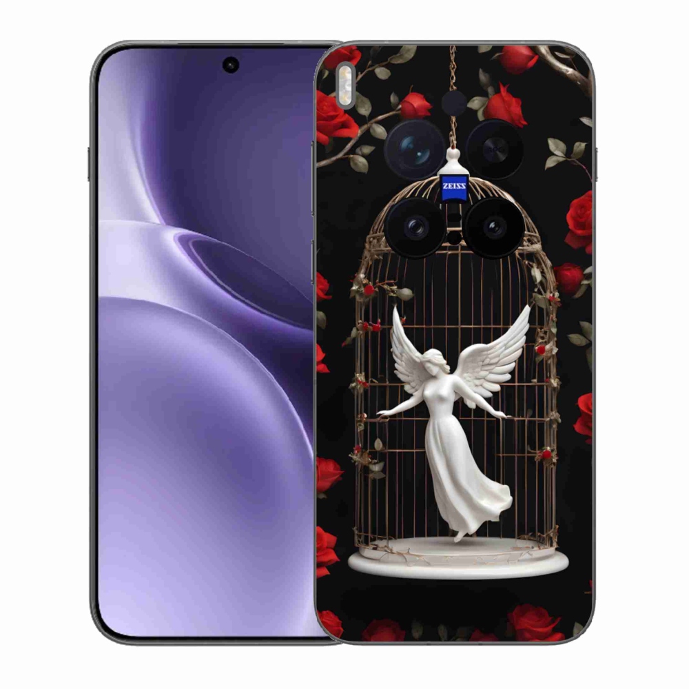 Zselés borítás mmCase a Vivo X300 Pro 5G készülékhez - csapdába esett angyal