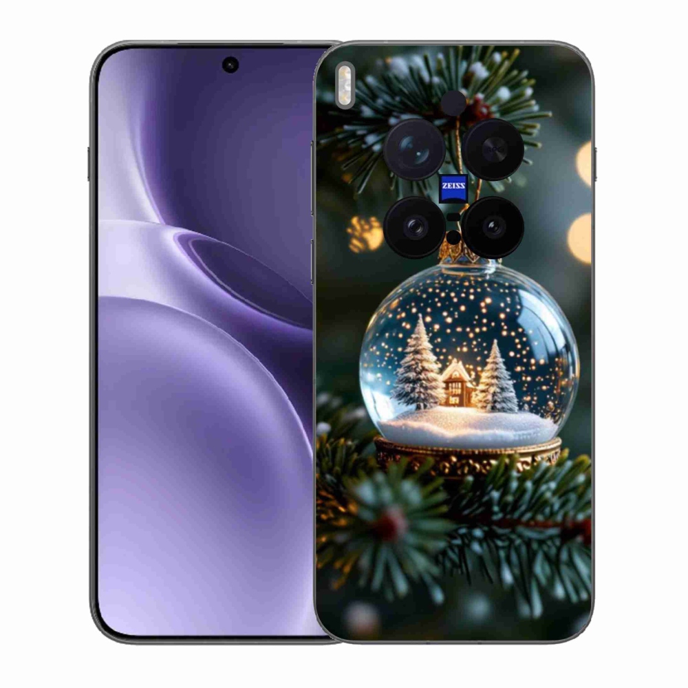 Gél borítás mmCase a Vivo X300 Pro 5G-hez - Karácsonyi gömbök 2