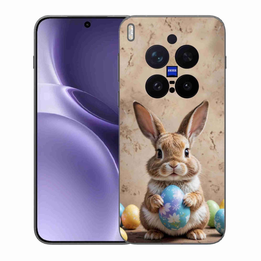 Gél borítás mmCase a Vivo X300 Pro 5G készülékhez - Húsvéti nyuszi