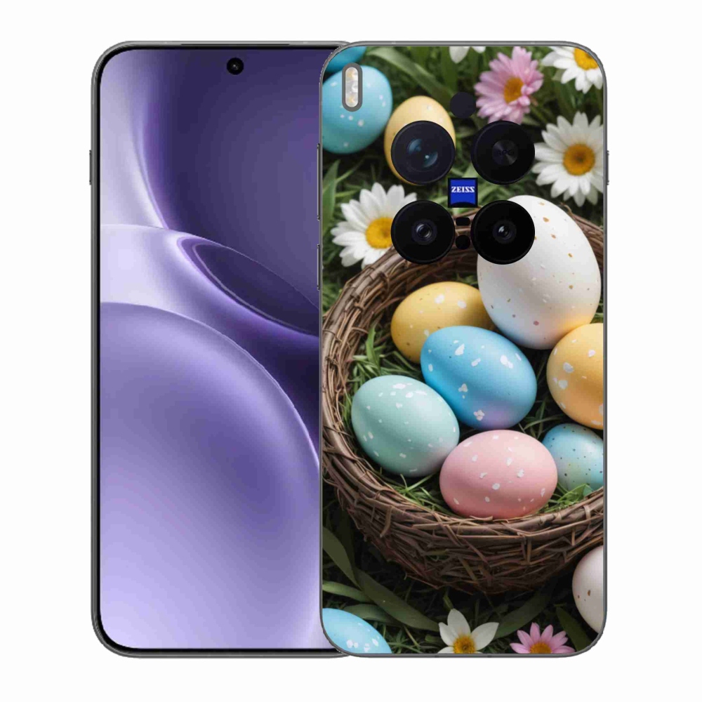 Zselés borítás mmCase a Vivo X300 Pro 5G készülékhez - Húsvéti tojások 2
