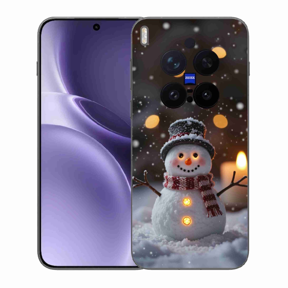 Gél borítás mmCase a Vivo X300 Pro 5G készülékhez - boldog hóember