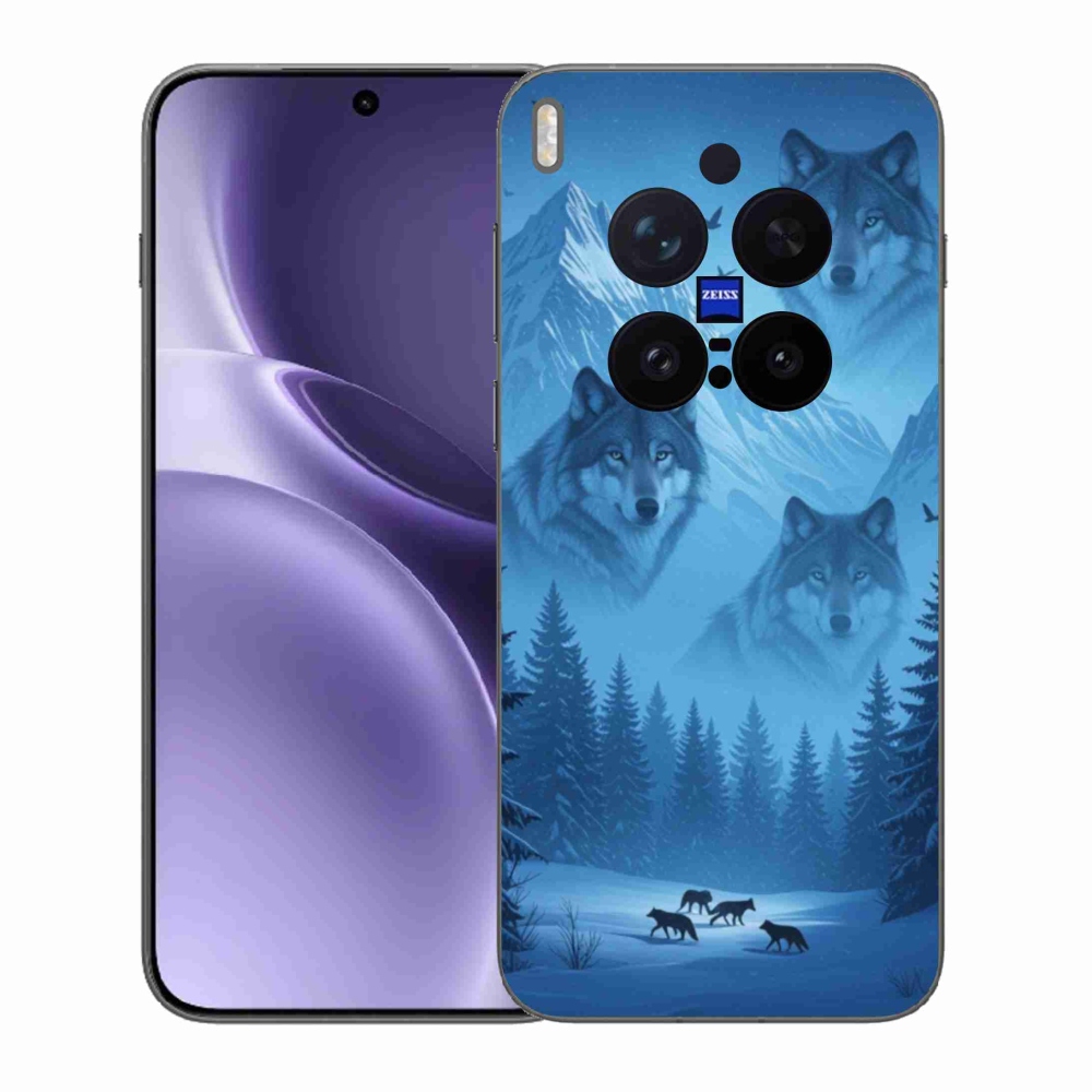 Gél védőburkolat mmCase a Vivo X300 Pro 5G készülékhez - farkas csomag