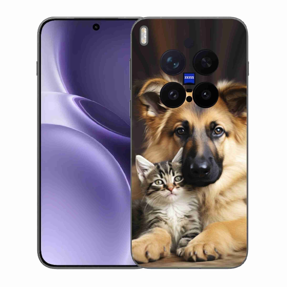 Zselés borítás mmCase a Vivo X300 Pro 5G-hez - állatbarátság