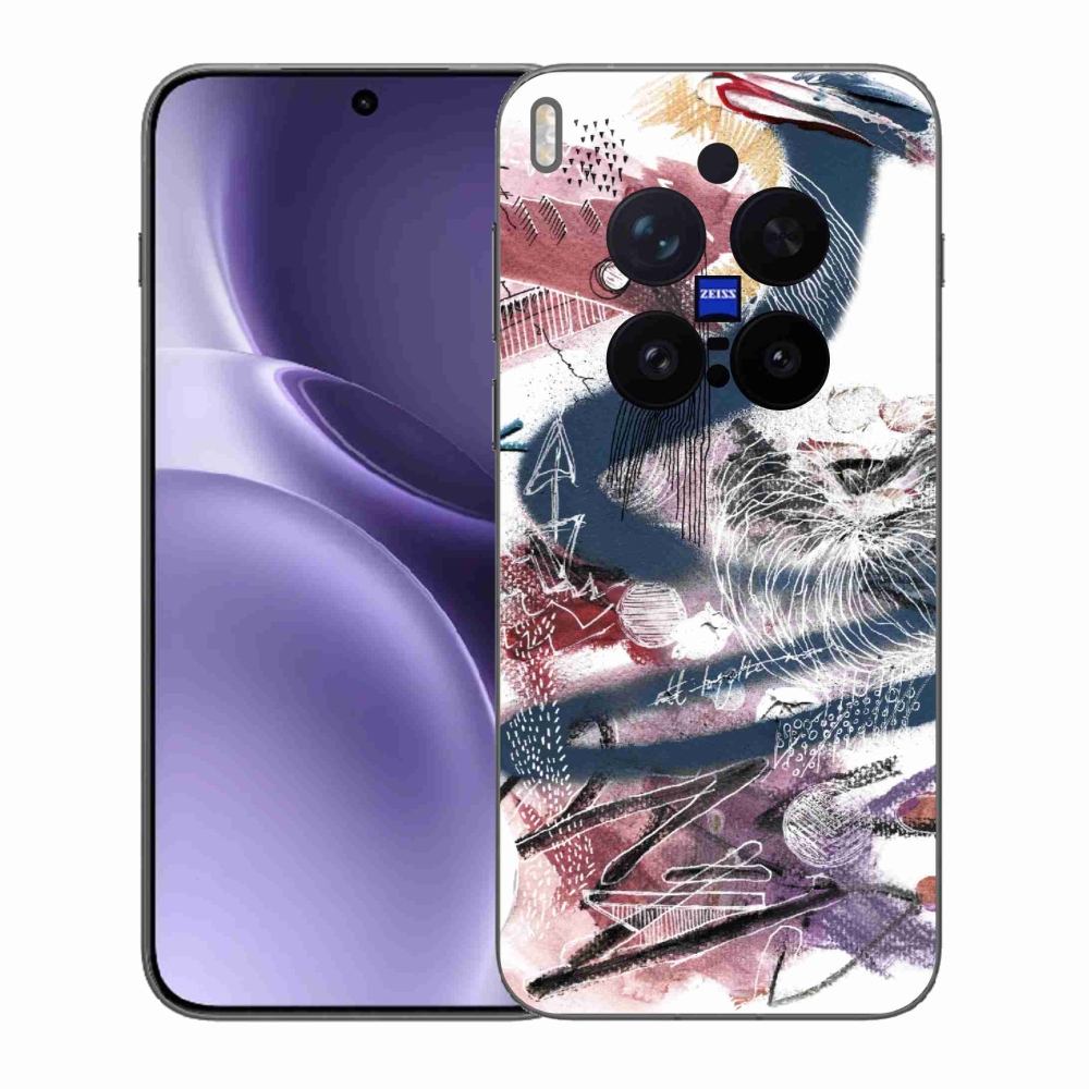 Zselés borítás mmCase a Vivo X300 Pro készülékhez - absztrakt motívum 28