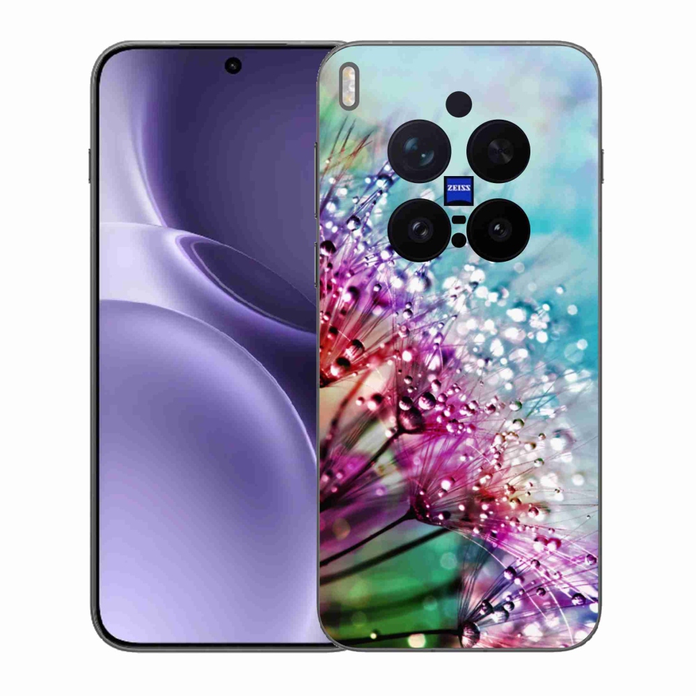 Zselés borítás mmCase a Vivo X300 Pro készülékhez - színes virágok