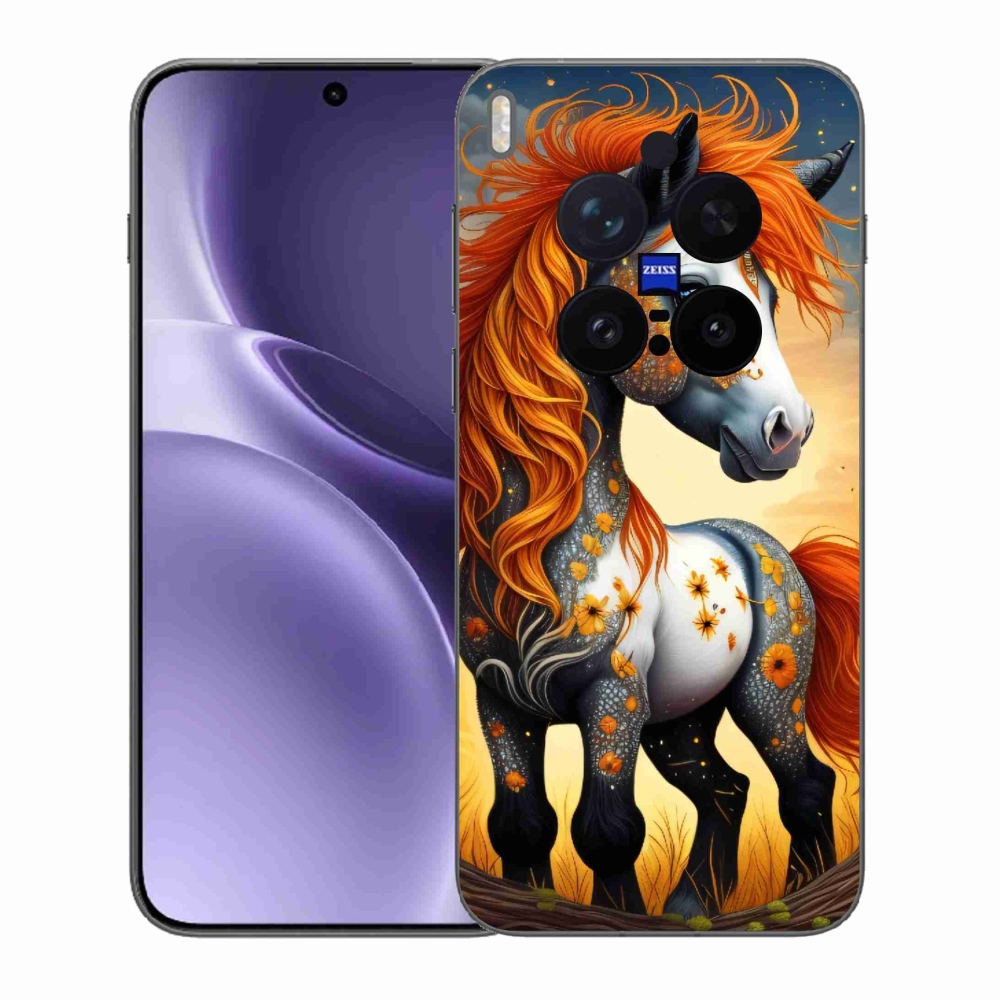 Zselés borítás mmCase a Vivo X300 Pro készülékhez - színes póni