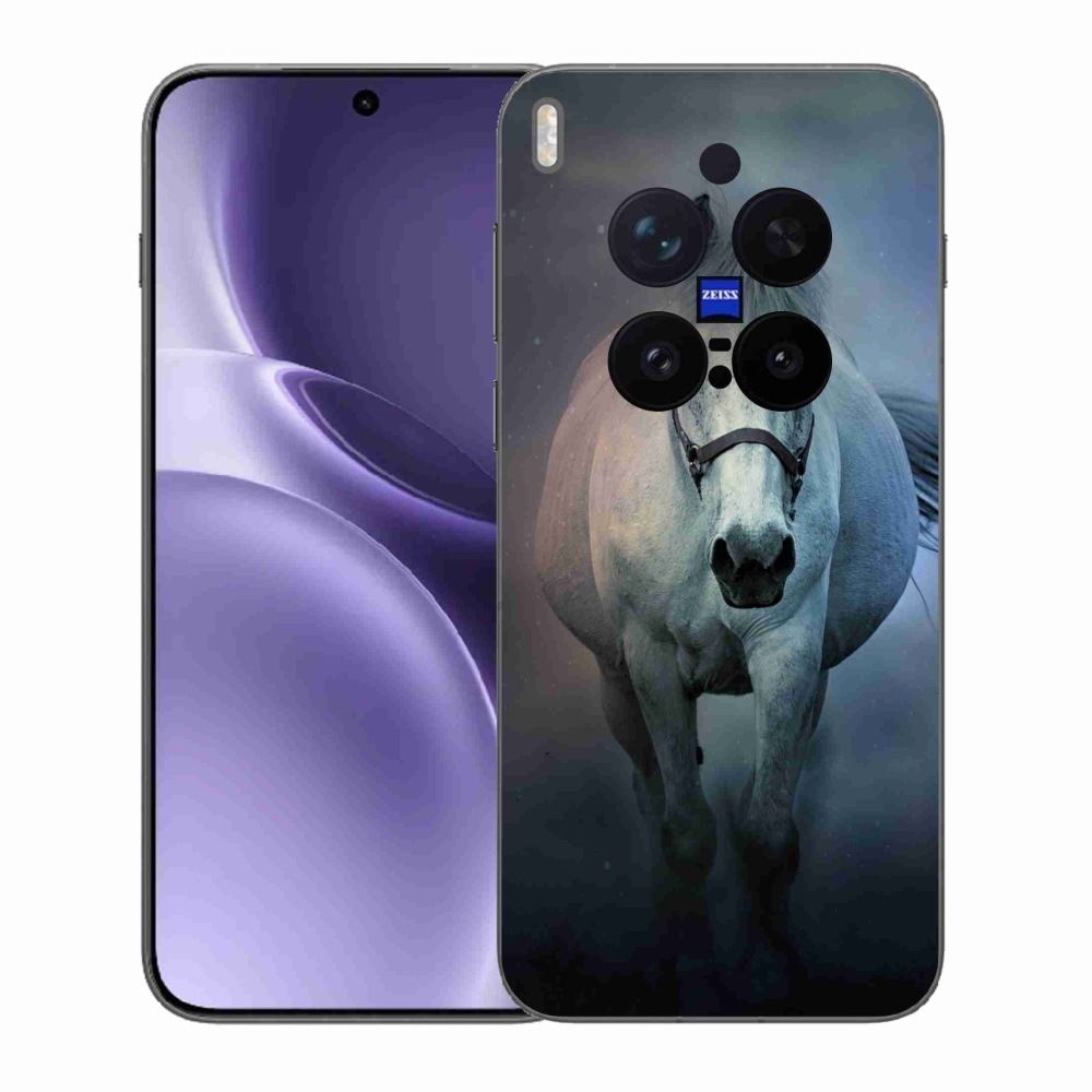 Zselés borítás mmCase a Vivo X300 Pro készülékhez - futó fehér ló