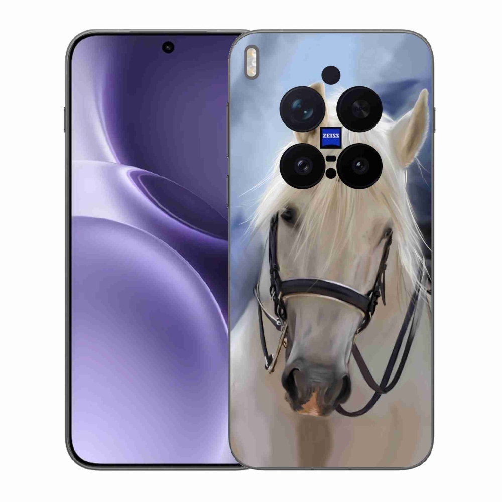 Zselés borítás mmCase a Vivo X300 Pro készülékhez - fehér ló