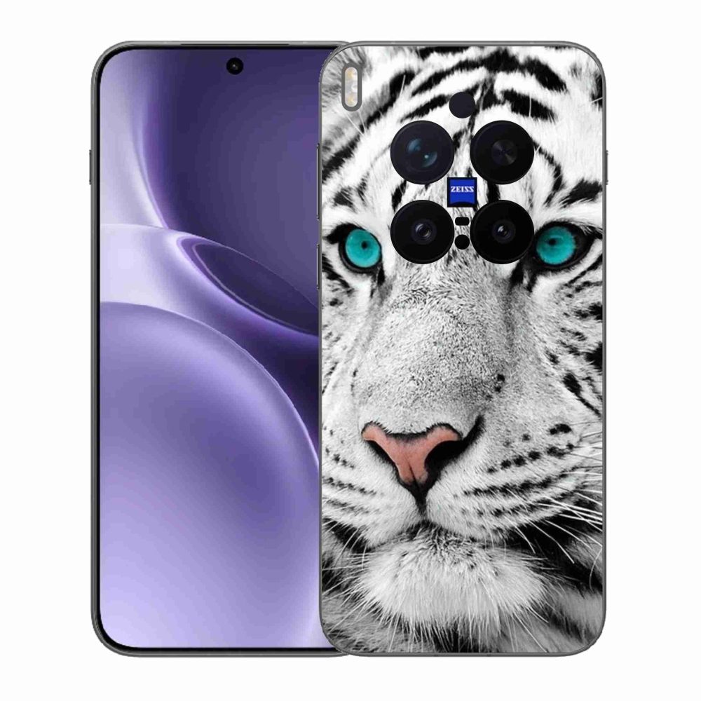 Zselés borítás mmCase a Vivo X300 Pro készülékhez - fehér tigris