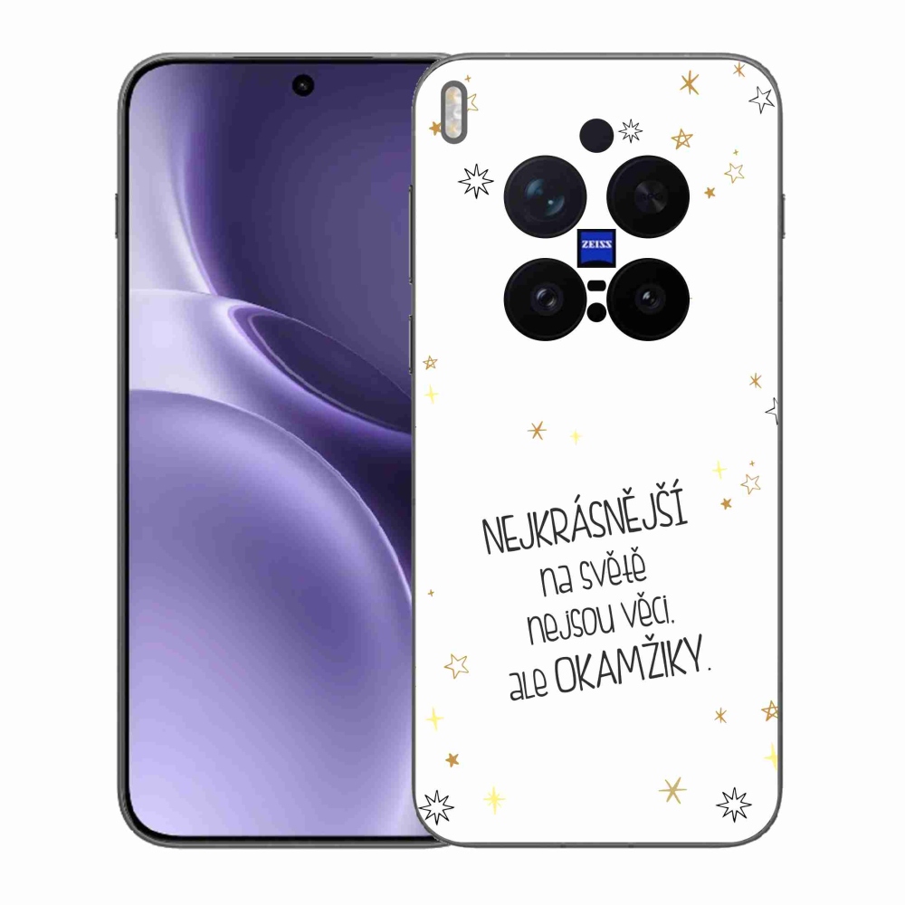 Gel Cover mmCase a Vivo X300 Pro készülékre - Idézet 4 fehér háttér