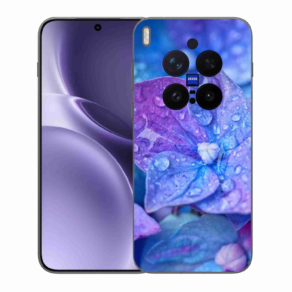 Zselés borítás mmCase Vivo X300 Pro készülékhez - lila virág