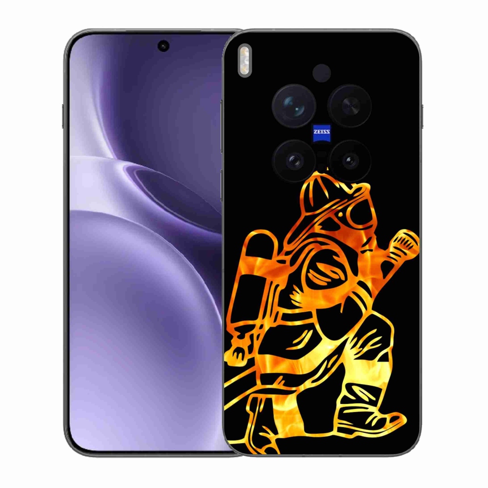 Zselés borítás mmCase a Vivo X300 Pro-hoz - tűzoltó 1