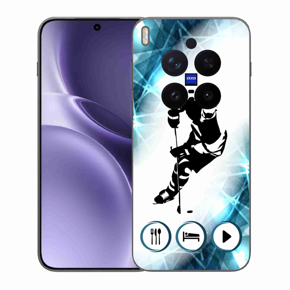 Zselés borítás mmCase a Vivo X300 Pro készülékhez - jégkorong 1