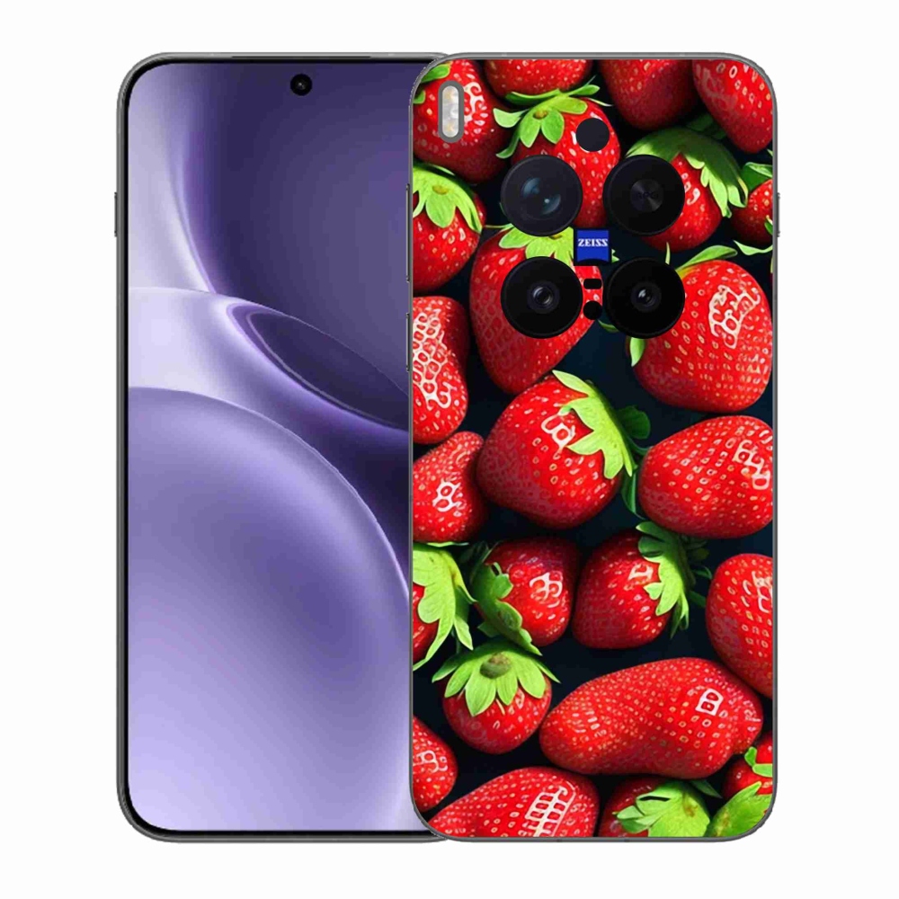 Zselés borítás mmCase a Vivo X300 Pro készülékhez - eper