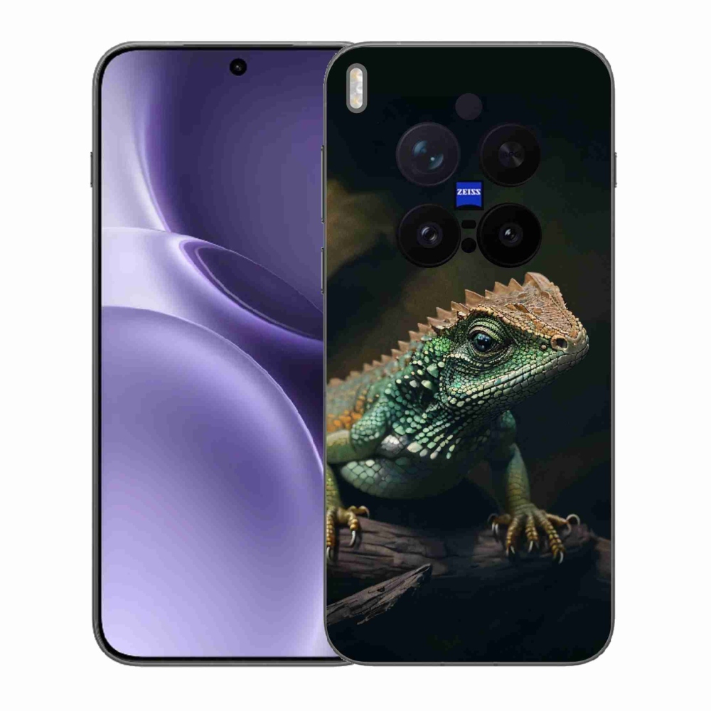 Zselés borítás mmCase a Vivo X300 Pro készülékhez - gyík