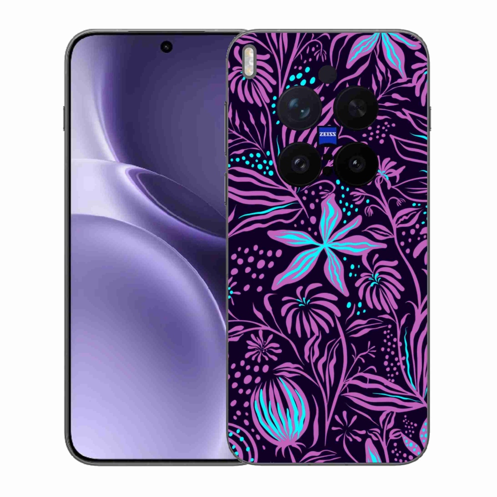 Zselés borítás mmCase a Vivo X300 Pro készülékhez - virágok 2