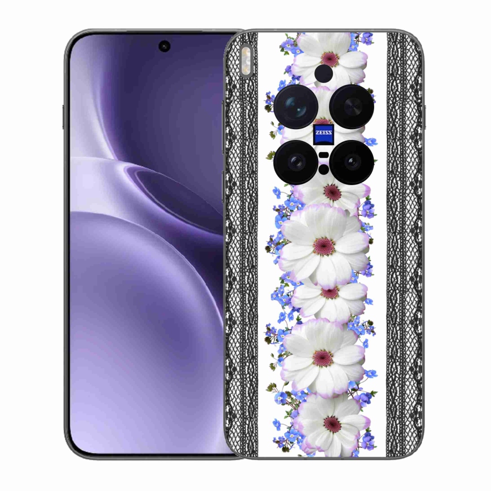 Zselés borítás mmCase a Vivo X300 Pro készülékhez - virágok 8