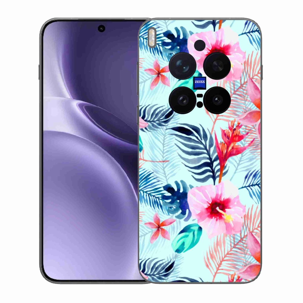 Zselés borítás mmCase a Vivo X300 Pro készülékhez - virágok