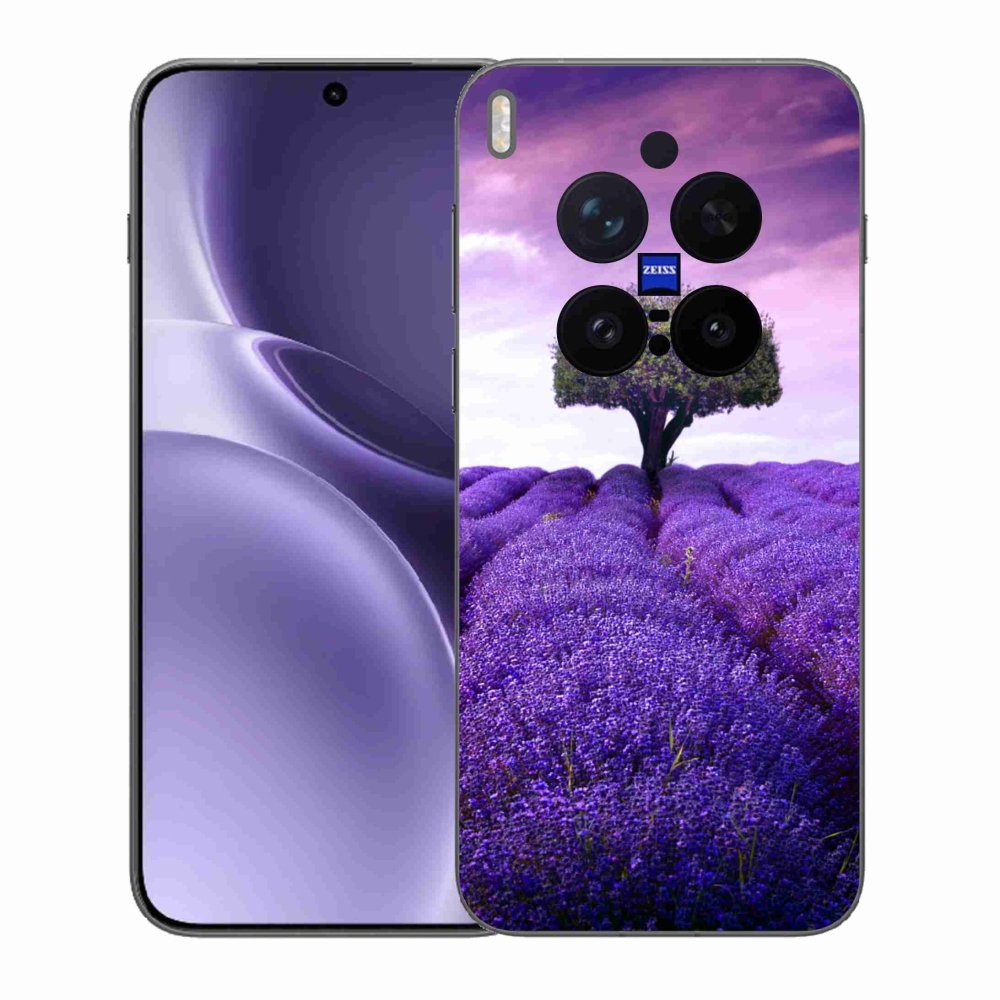 Zselés borítás mmCase a Vivo X300 Pro készülékhez - levendula rét