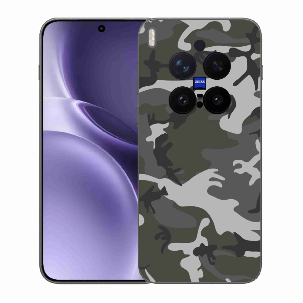 Gél védőburkolat mmCase a Vivo X300 Pro készülékhez - álcázó mintázat