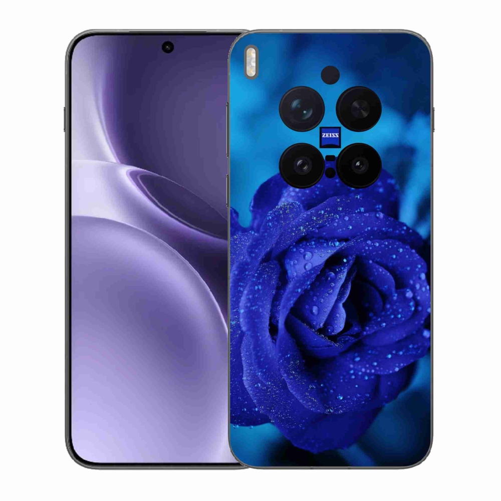 Zselés borítás mmCase a Vivo X300 Pro készülékhez - kék rózsa