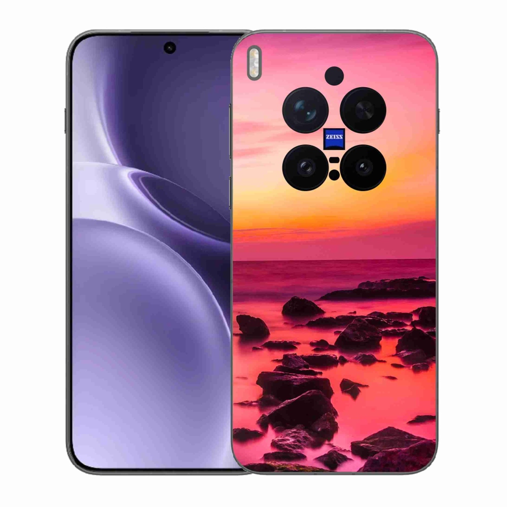 Zselés borítás mmCase a Vivo X300 Pro készülékhez - tenger és ragyogás