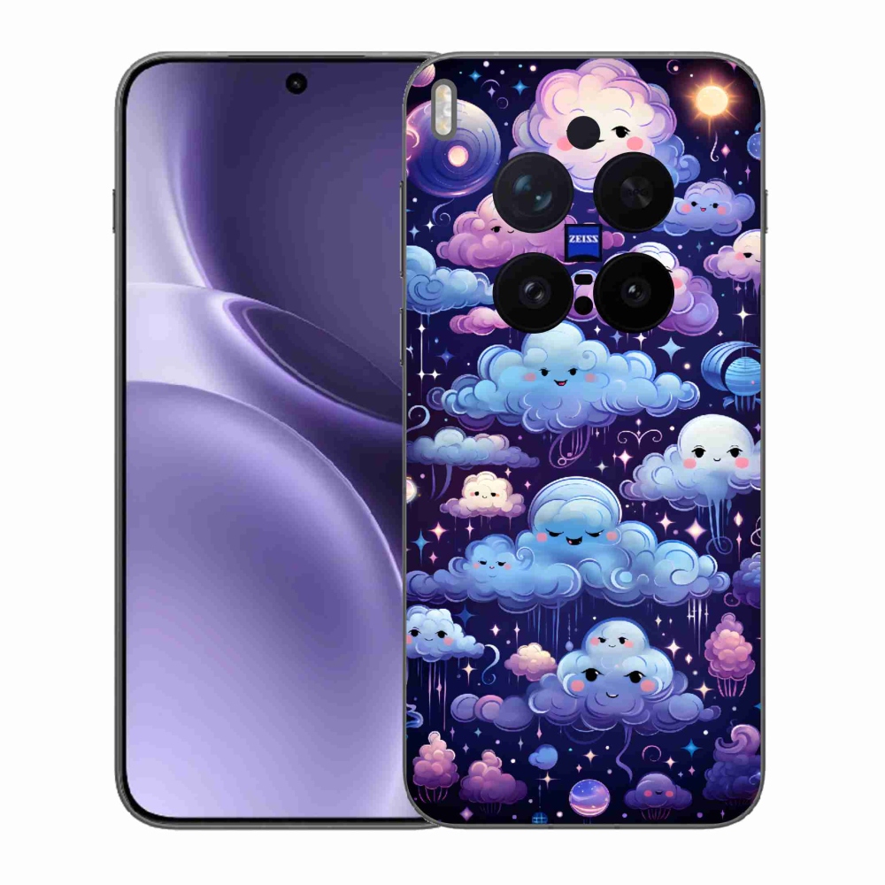 Zselés borítás mmCase a Vivo X300 Pro készülékhez - felhők