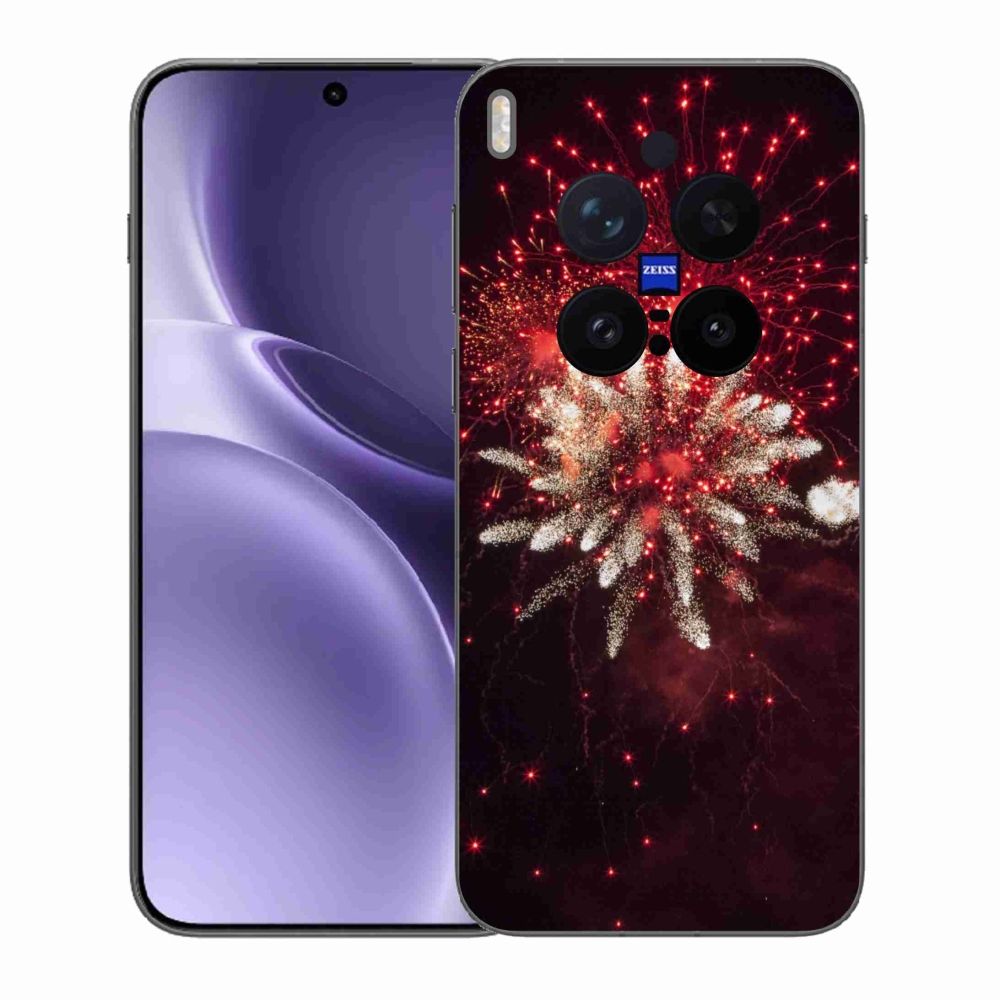 Zselés borítás mmCase a Vivo X300 Pro-hoz - tűzijátékok