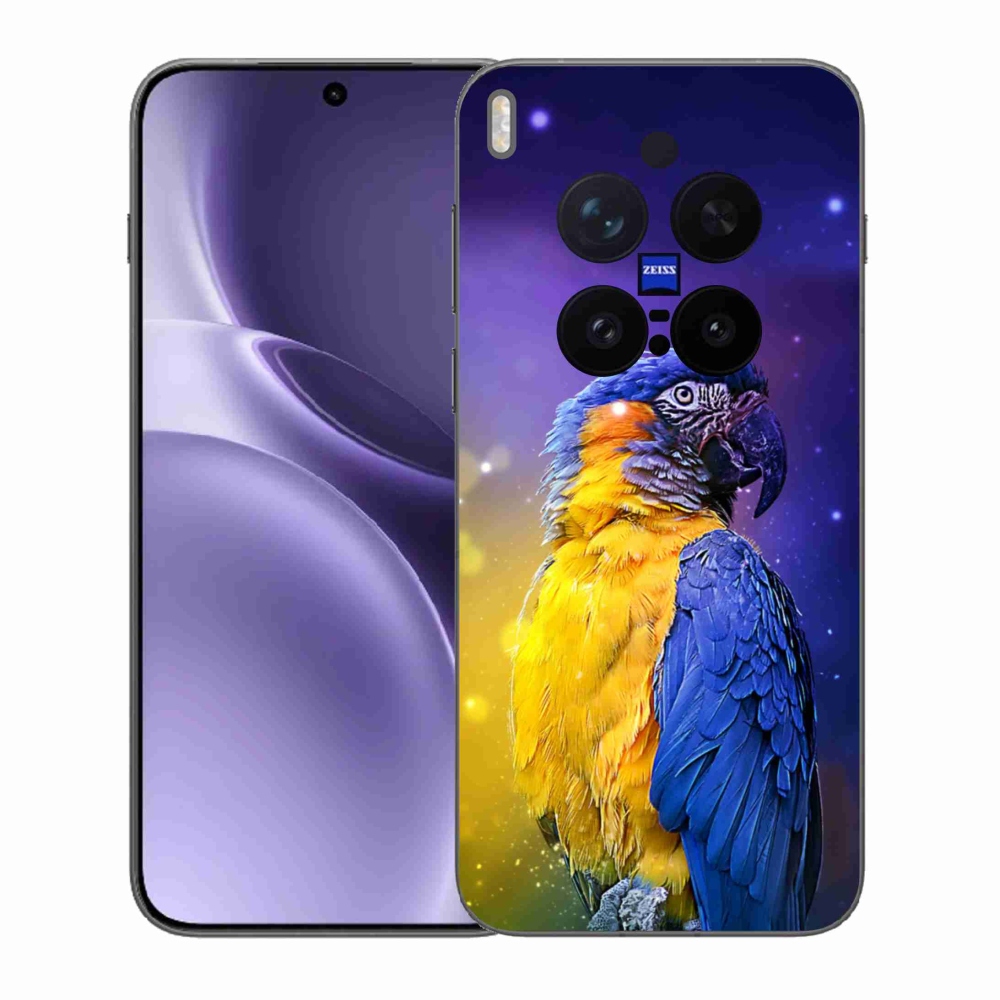 Zselés borítás mmCase a Vivo X300 Pro készülékhez - papagáj ara 1