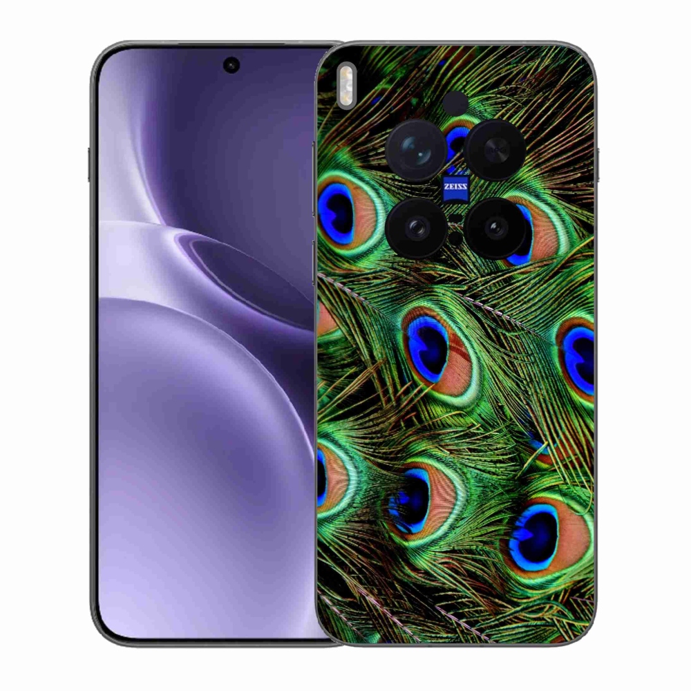 Zselés borítás mmCase a Vivo X300 Pro készülékhez - pávatoll