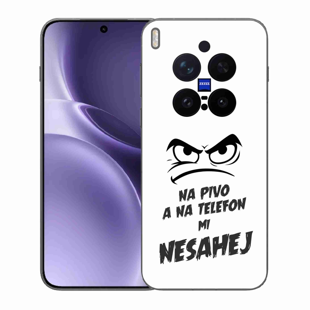 Gél borító mmCase a Vivo X300 Pro készülékhez - sör motívum 2 fehér háttérrel