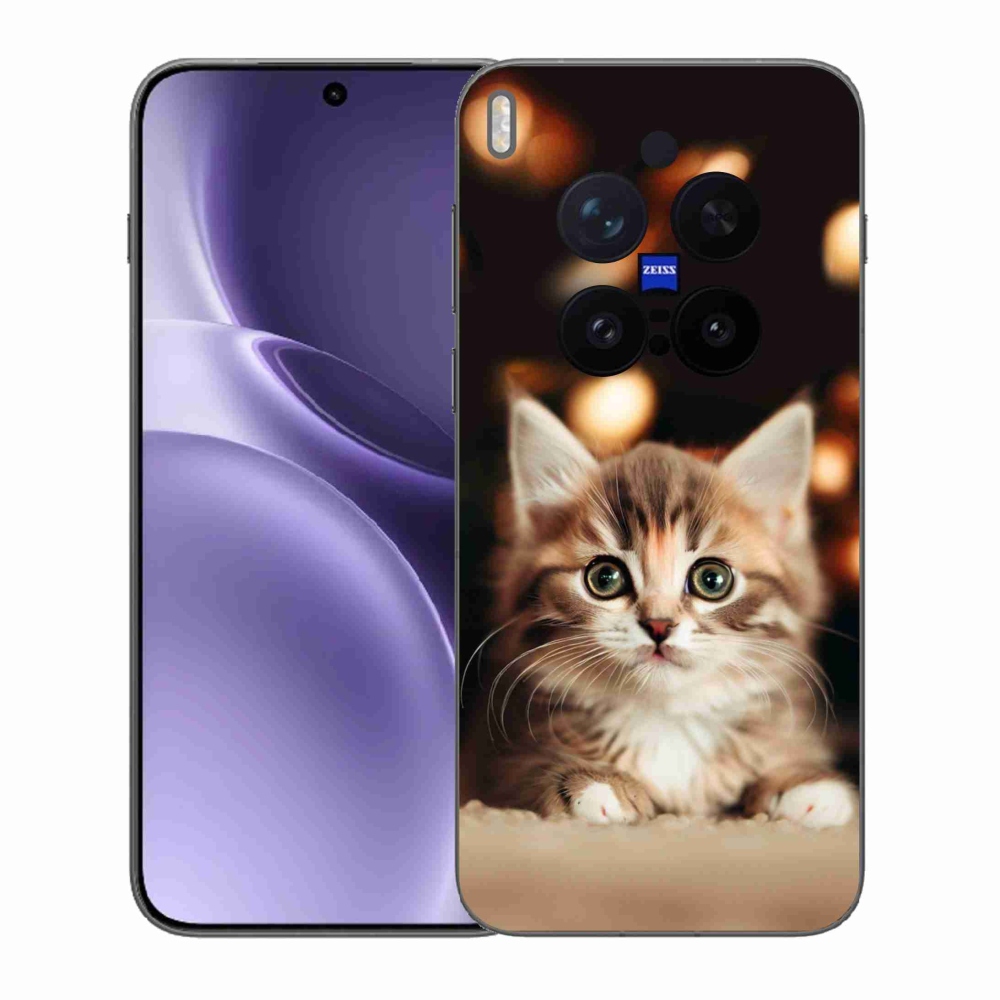 Gél borítás mmCase a Vivo X300 Pro készülékhez - aranyos cica 2
