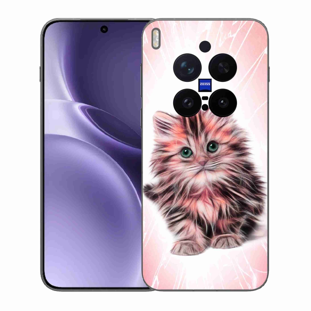 Gél borítás mmCase a Vivo X300 Pro készülékhez - aranyos cica