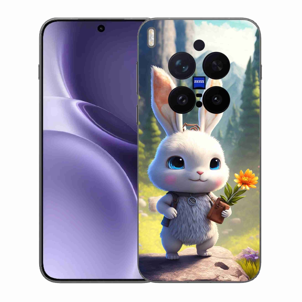 Gél borítás mmCase a Vivo X300 Pro készülékhez - aranyos nyuszi