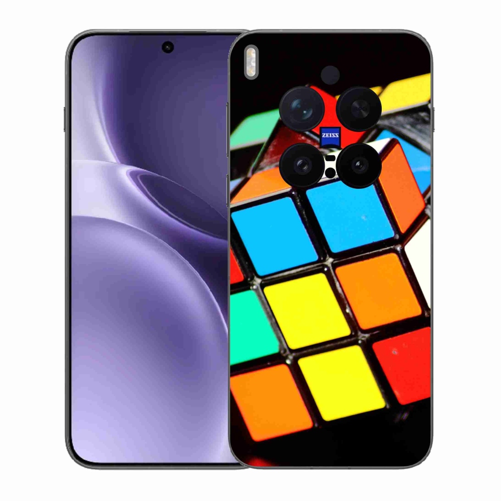 Zselés borítás mmCase a Vivo X300 Pro készülékhez - Rubik-kocka
