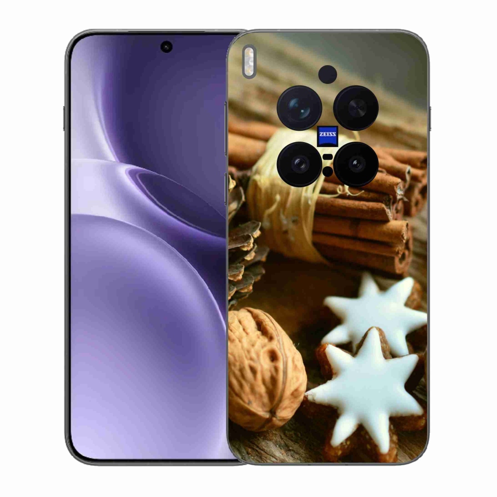 Gél borítás mmCase a Vivo X300 Pro készülékhez - fahéj és mézeskalács