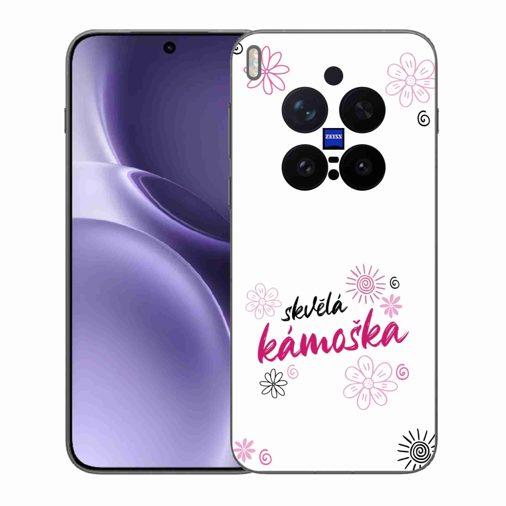 Gél borítás mmCase a Vivo X300 Pro - nagyszerű haver fehér háttérrel