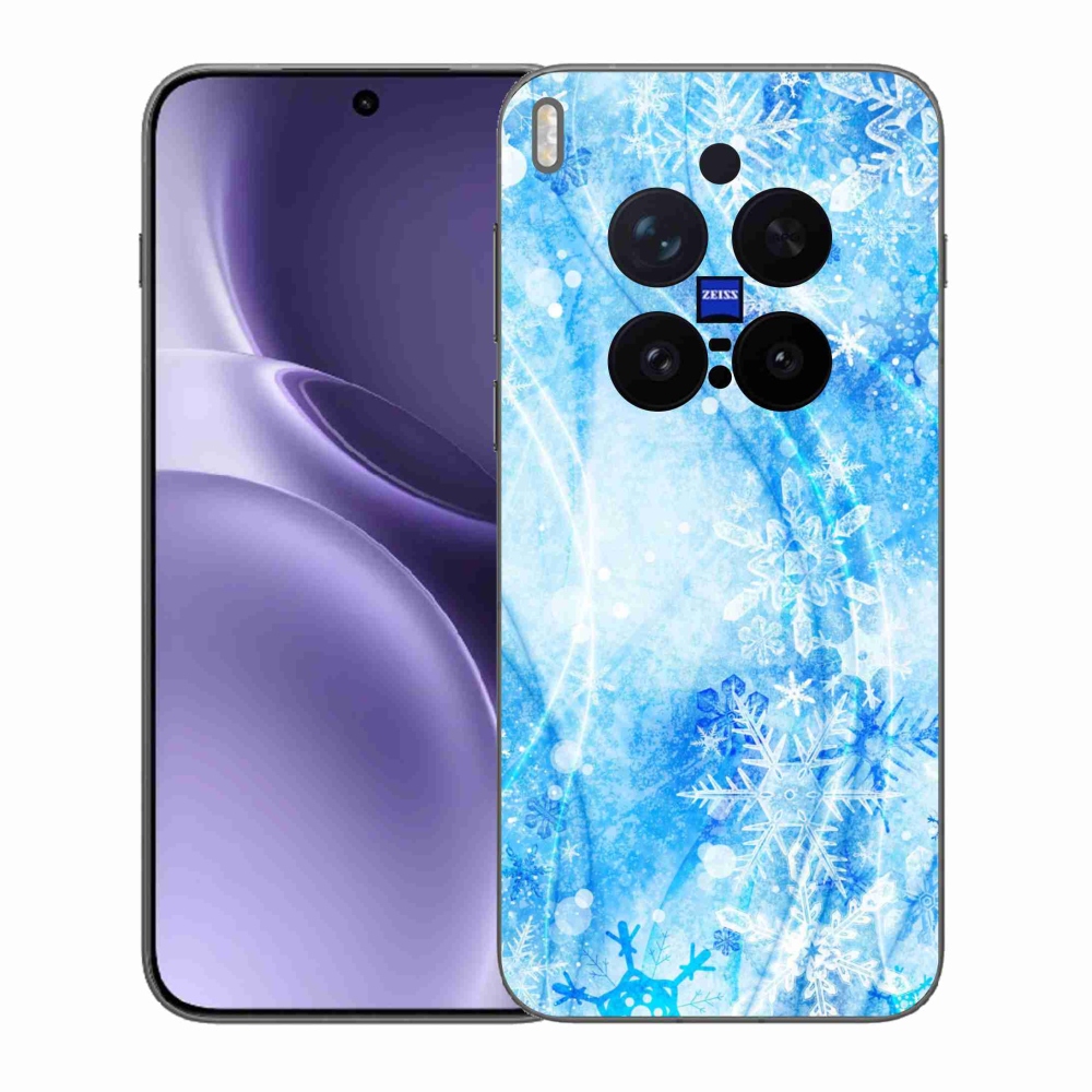 Zselés borítás mmCase a Vivo X300 Pro készülékhez - hópelyhek