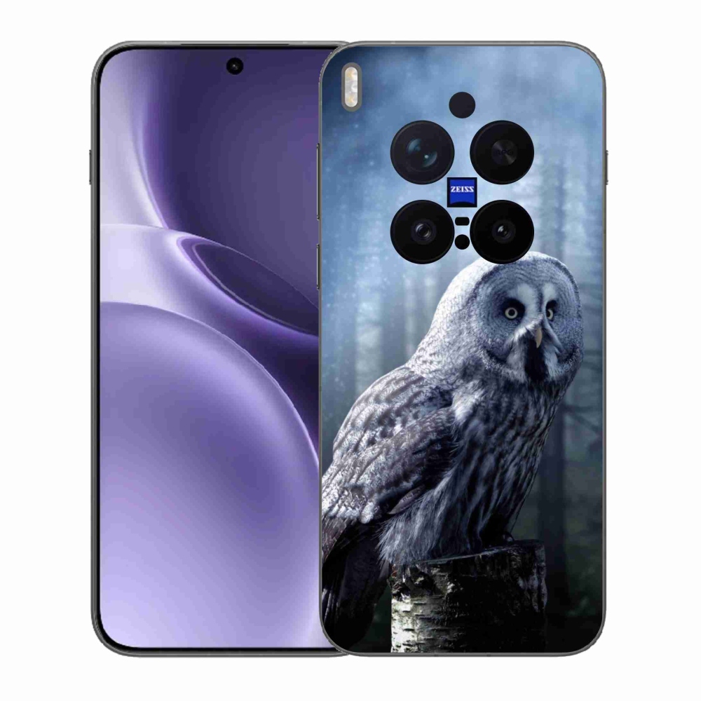 Zselés borítás mmCase a Vivo X300 Pro készülékhez - bagoly