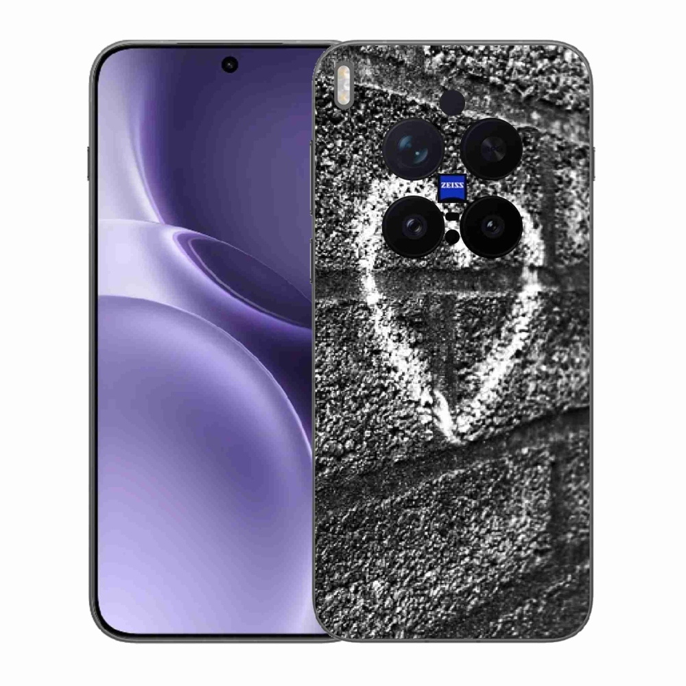 Zselés borítás mmCase a Vivo X300 Pro készülékhez - szív a falon