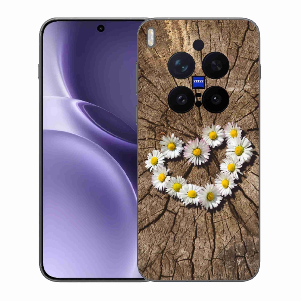 Gél védőburkolat mmCase a Vivo X300 Pro készülékhez - Daisy Heart