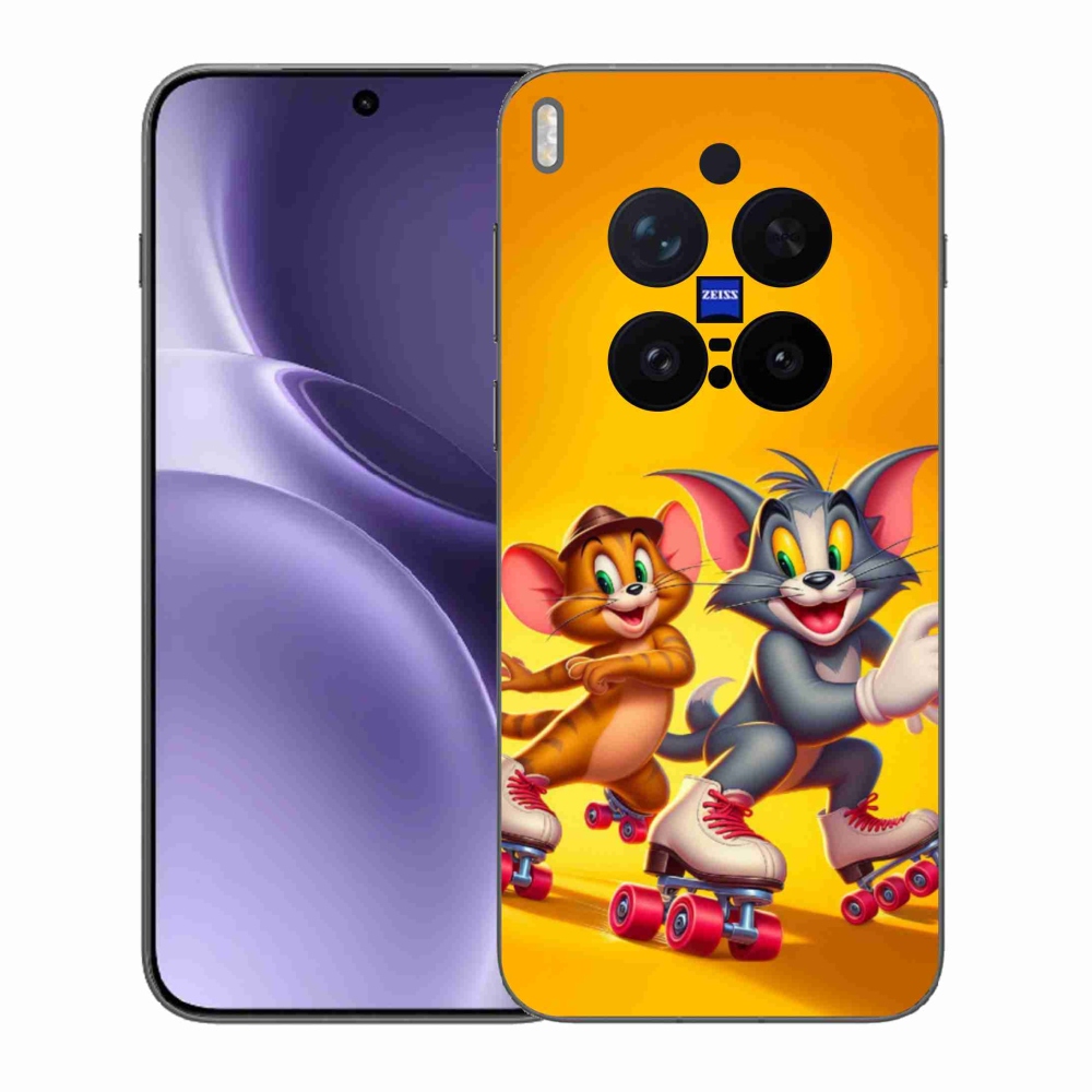 Zselés borítás mmCase a Vivo X300 Pro készülékhez - tom and jerry
