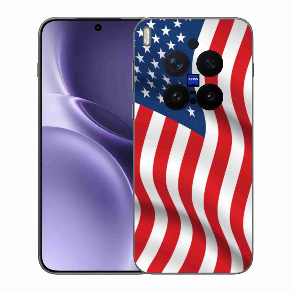 Zselés borítás mmCase a Vivo X300 Pro számára - USA zászló
